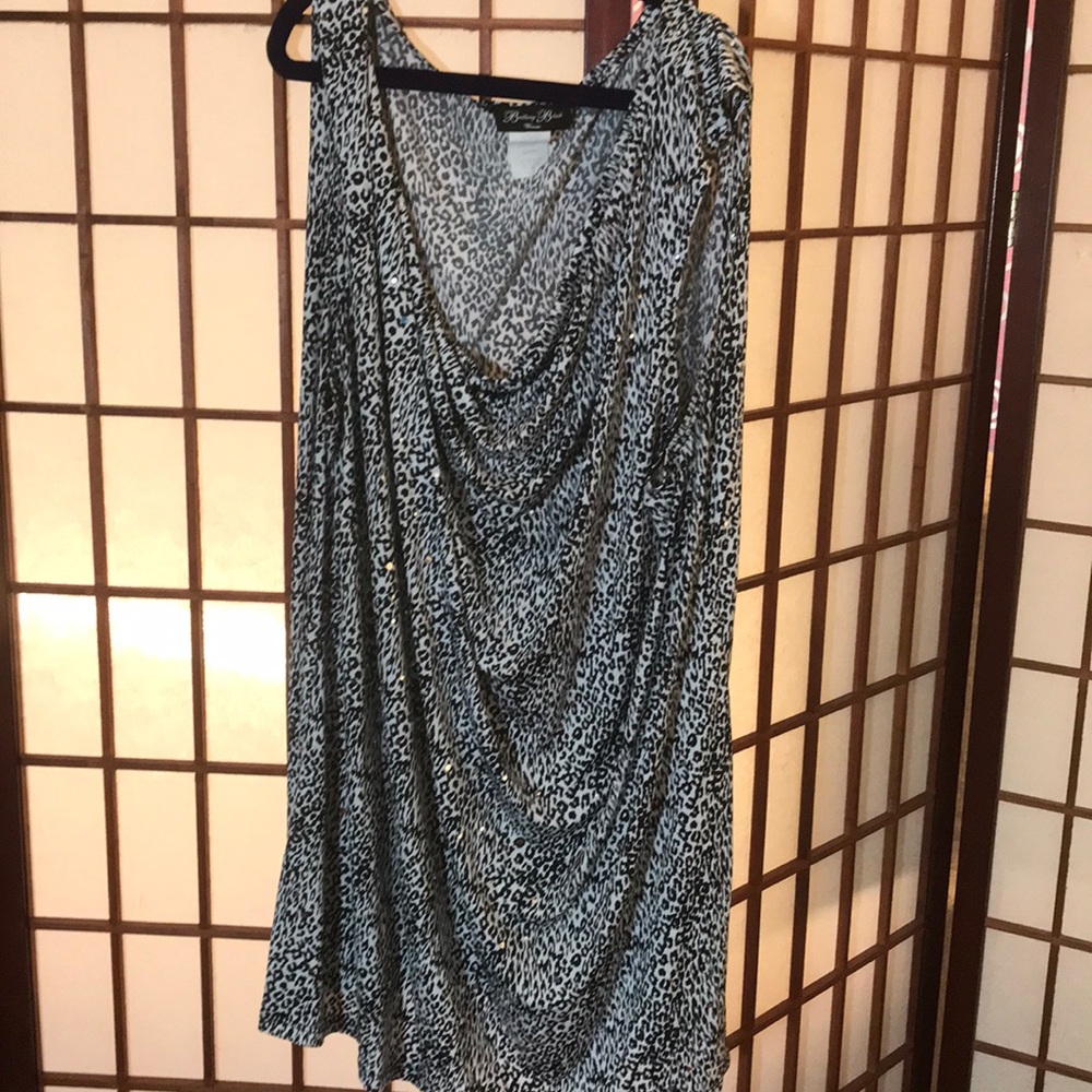 Cowl neck tank